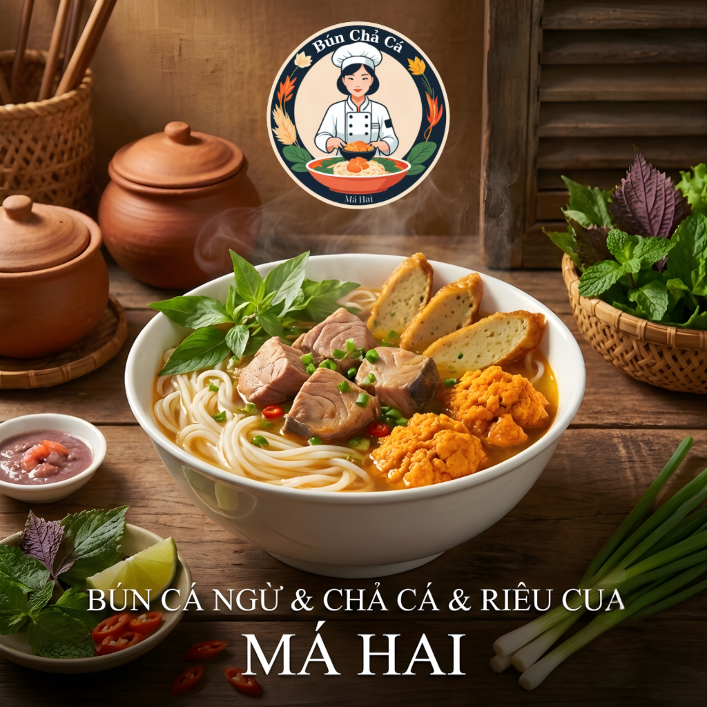 Combo bún cá ngừ riêu cua